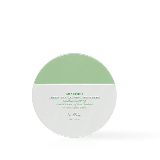 DR ALTHEA FRESH GREEN TEA CALMING SUNSCREEN SPF50