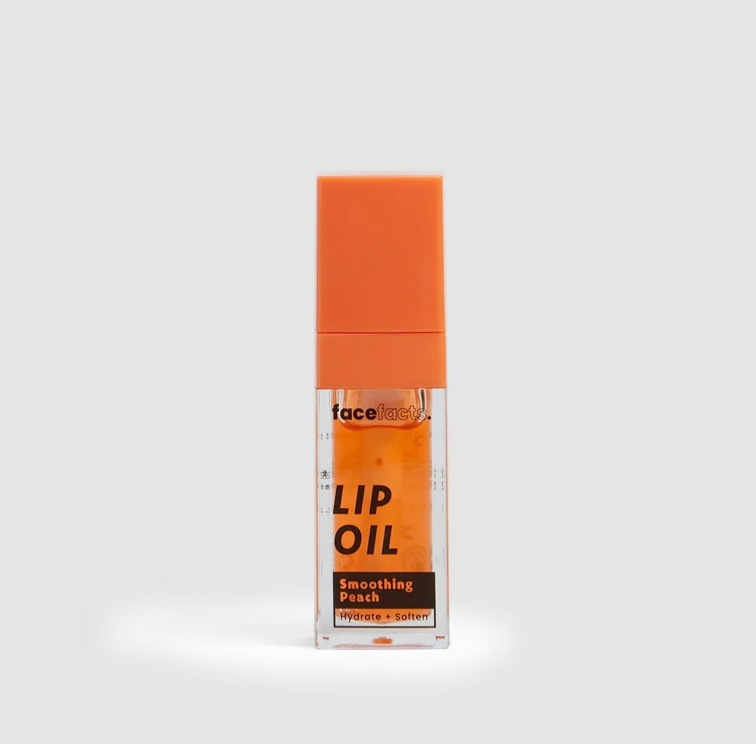 FACE FACTS SMOOTHING PEACH LIP OIL - 9ML