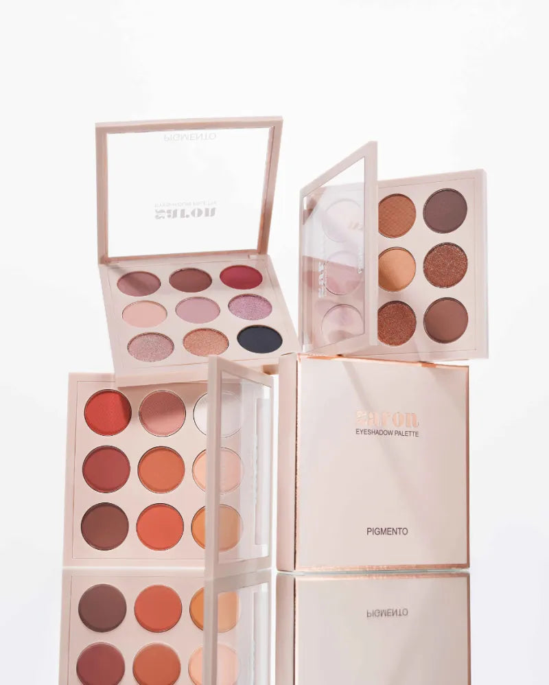 ZARON PIGMENTO EYESHADOW PALETTE - BARE WHISPER