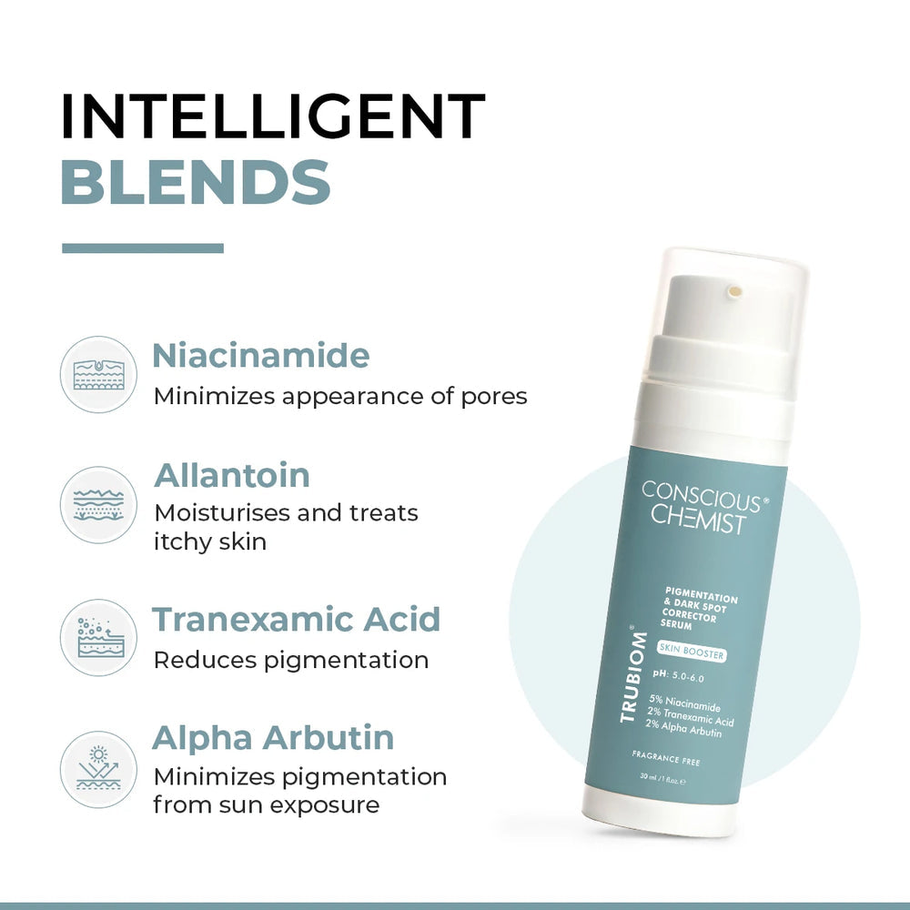 CONSCIOUS CHEMIST TRUBIOMPIGMENTATION AND DARK SPOTS TREATMENT SERUM