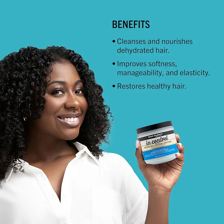 AUNT JACKIE'S IN CONTROL MOISTURIZING & SOFTENING CONDITIONER - 426ML