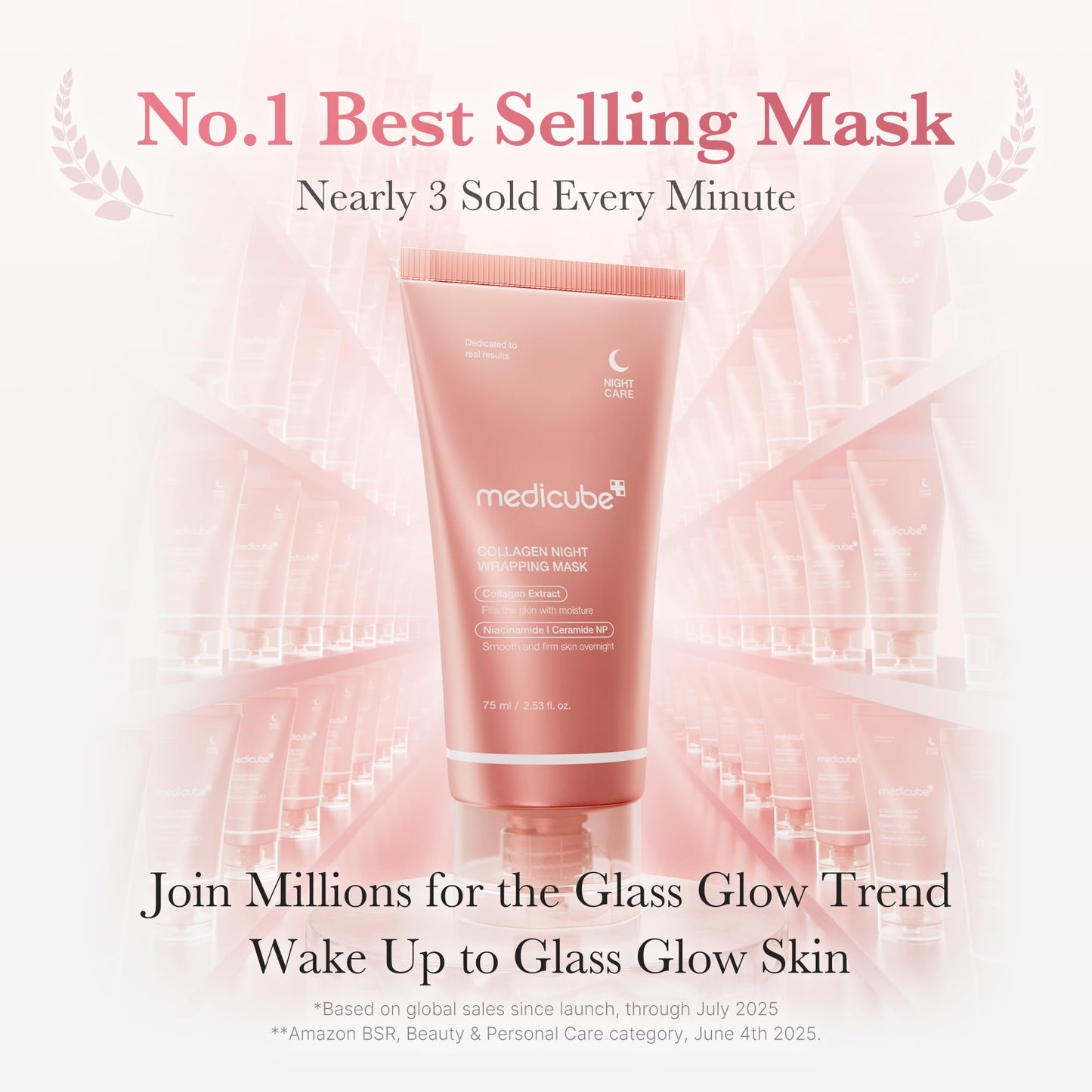 MEDICUBE COLLAGEN NIGHT WRAPPING MASK - 75ML