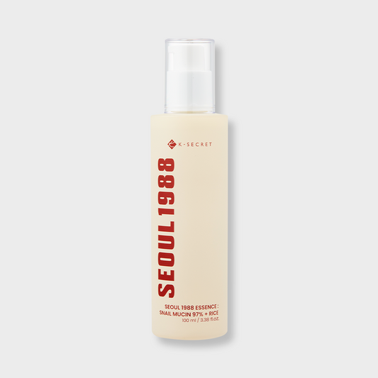 SEOUL 1988 ESSENCE: SNAIL MUCIN 97% + RICE - 100ML