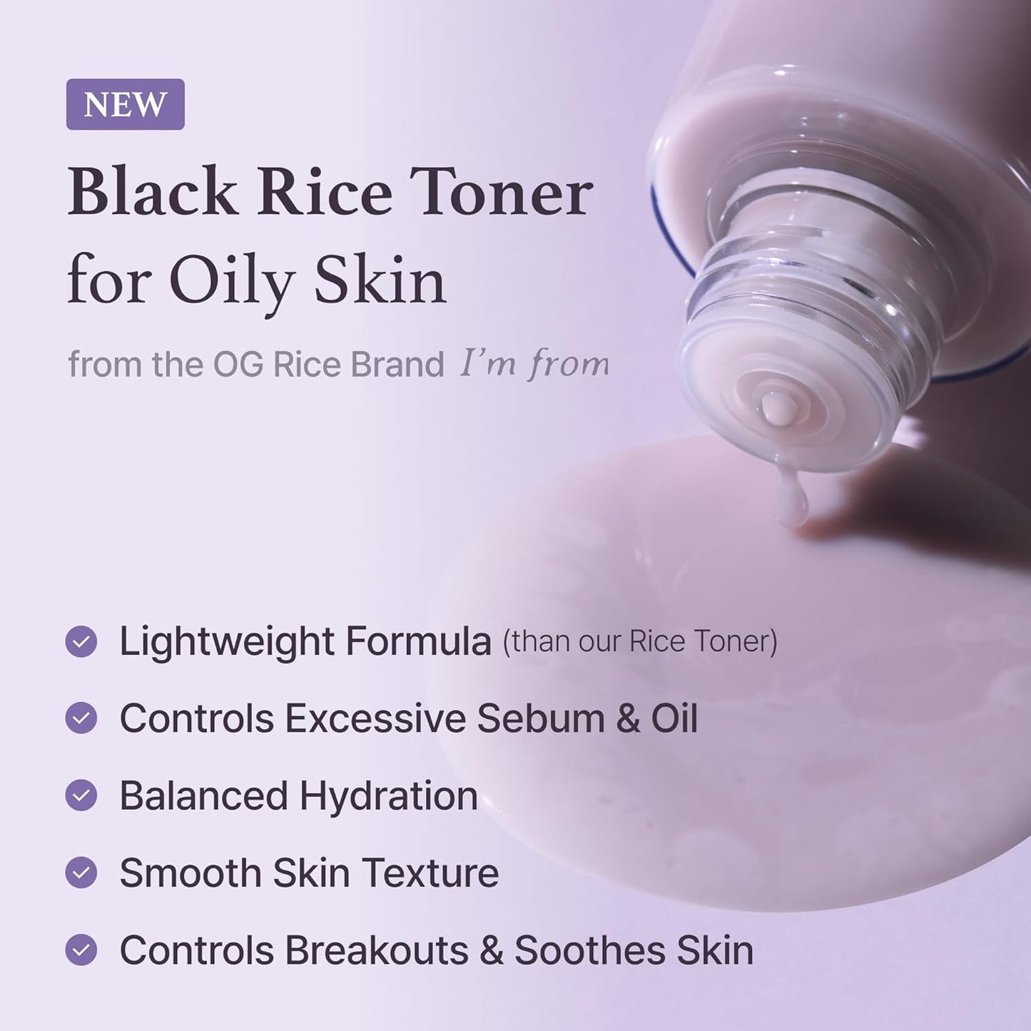 I'M FROM BLACK RICE TONER - 150ML