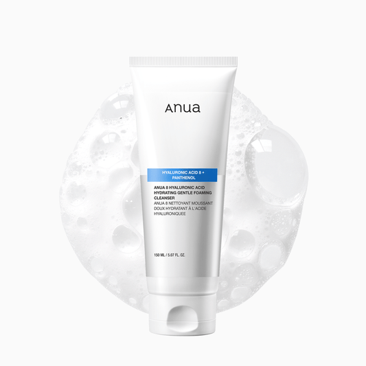 ANUA 8 HYALURONIC ACID HYDRATING GENTLE FOAMING CLEANSER