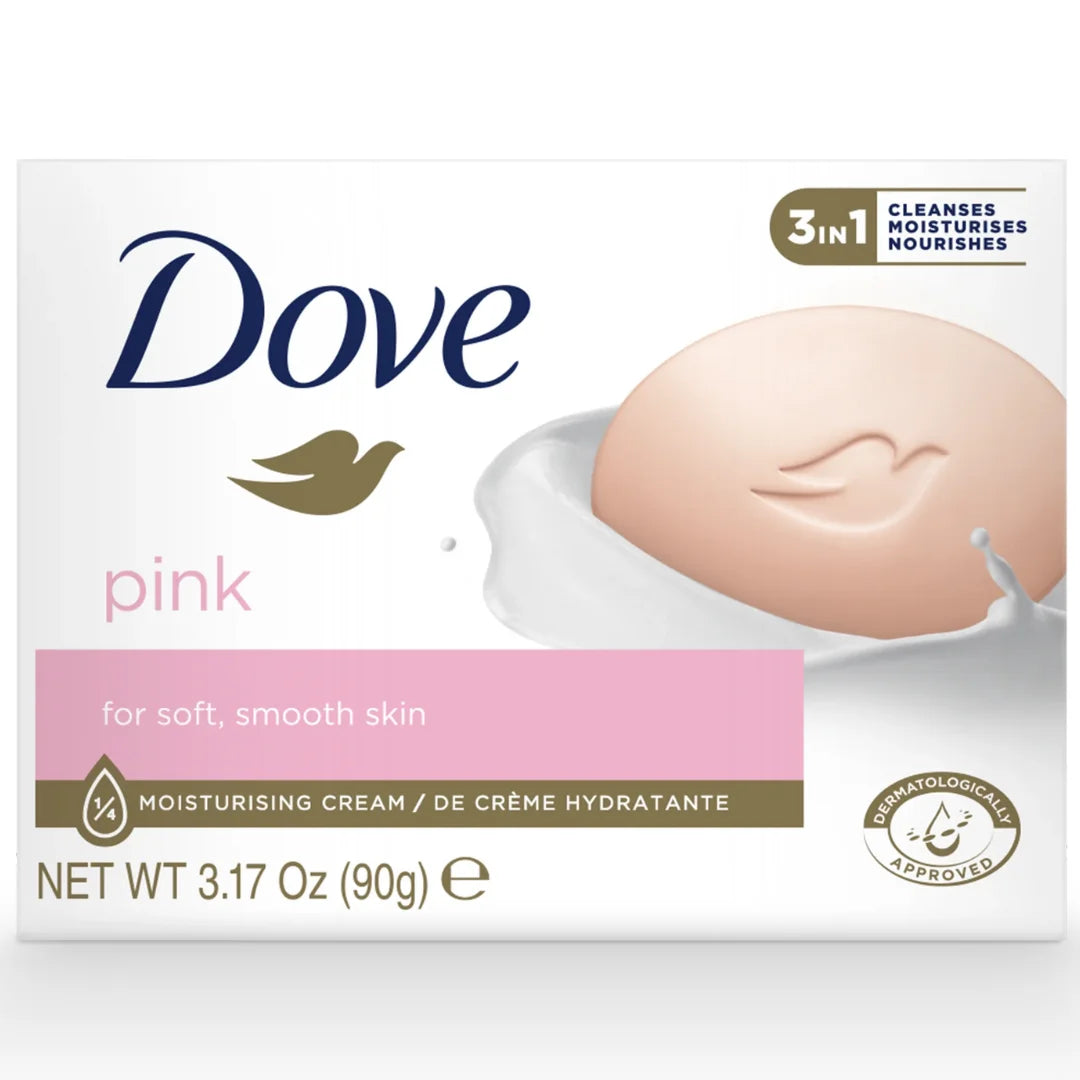 DOVE PINK BODY BAR - Single bar - FOR SOFT, SMOOTH SKIN