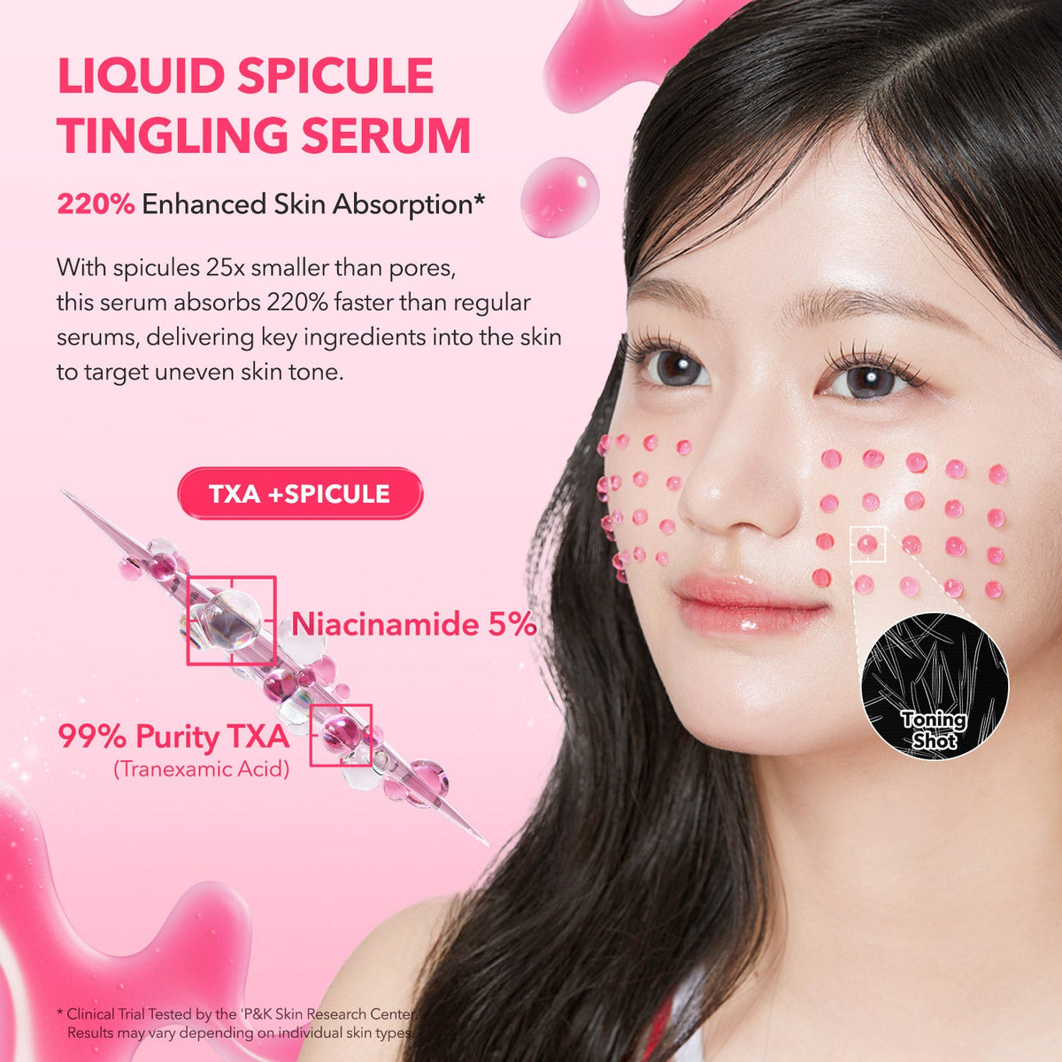 APRILSKIN TXA NIACINAMIDE TONING SHOT 99 SERUM (99% PURITY TXA + NIACINAMIDE 5% + ALPHA-ARBUTIN)