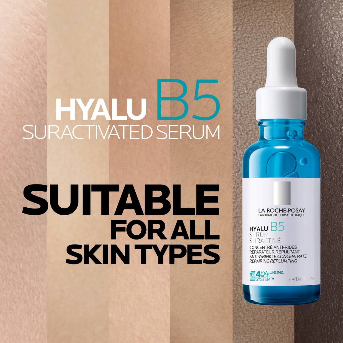 LA ROCHE-POSAY HYALU B5 SURACTIVÉ SERUM (ANTI-WRINKLE CONCENTRATE REPAIRING REPLUMPING)