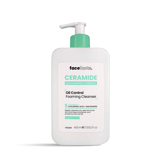 FACE FACTS CERAMIDE OIL CONTROL FOAMING CLEANSER - 400ML