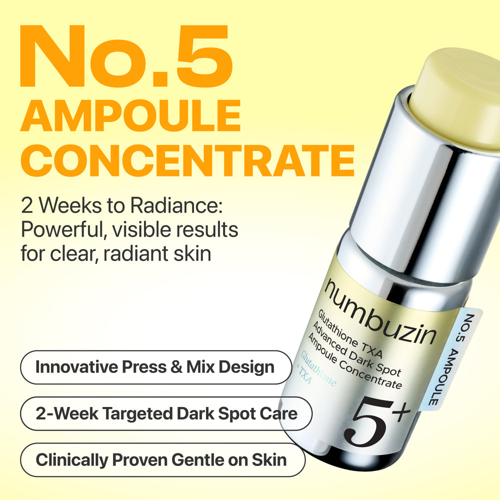 NUMBUZIN NO.5 GLUTATHIONE TXA ADVANCED DARK SPOT AMPOULE CONCENTRATE - 10G