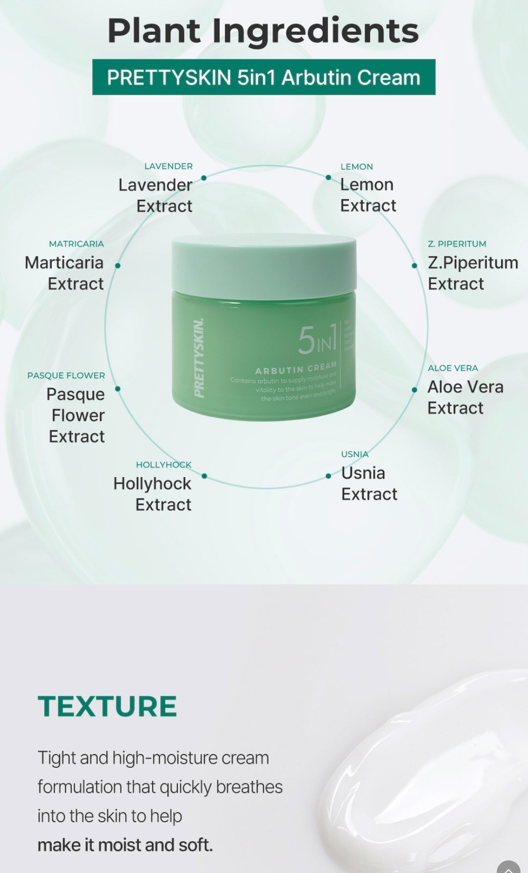 PRETTYSKIN 5IN1 ARBUTIN CREAM
