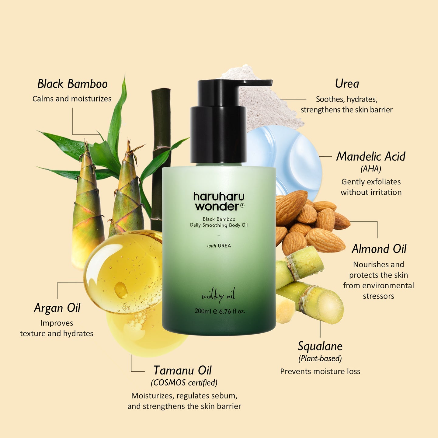 HARUHARU BLACK BAMBOO DAILY SMOOTHING OIL