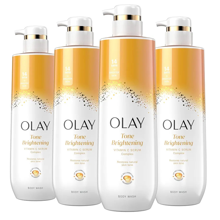 OLAY VITAMIN C TONE BRIGHTENING BODY WASH - 591ML