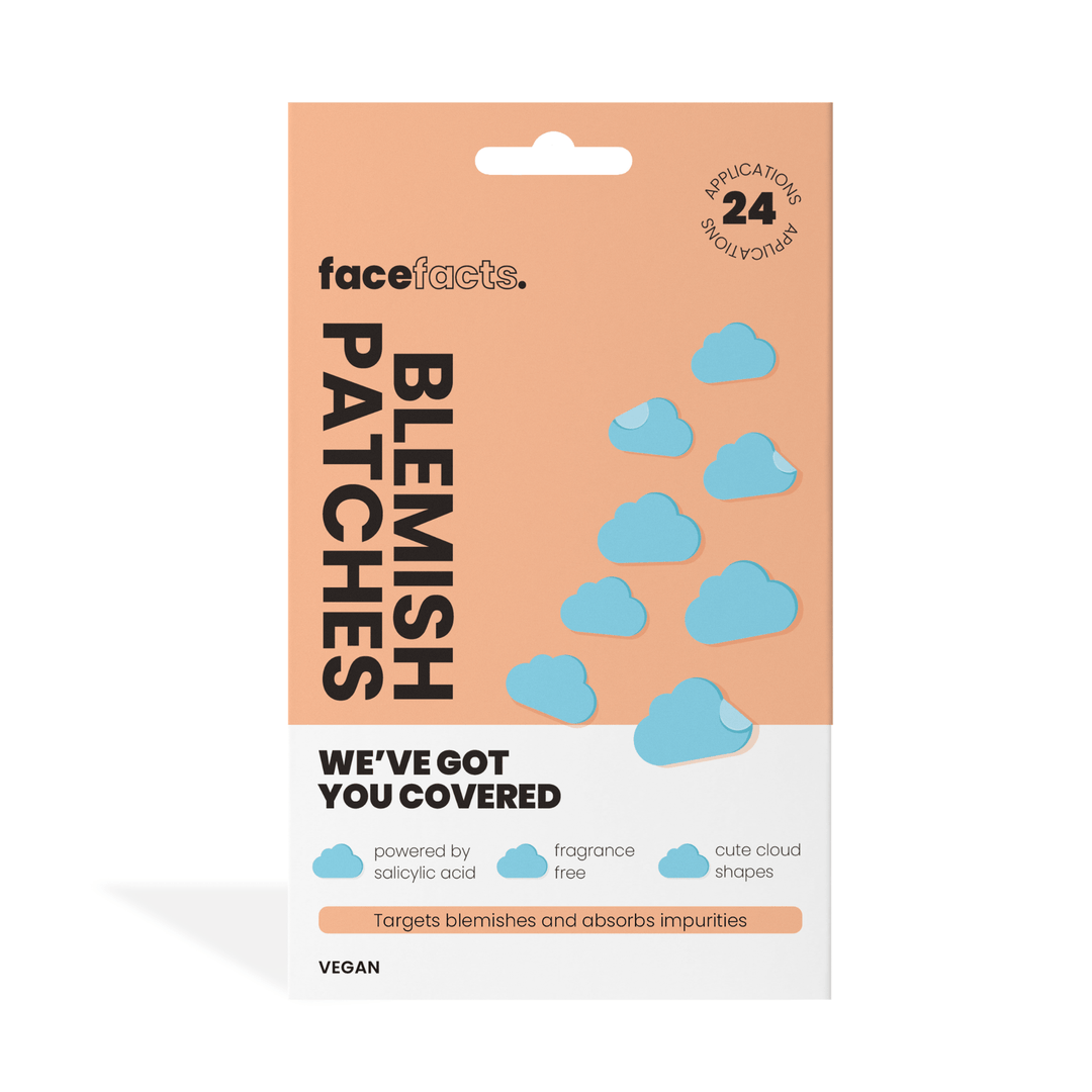 FACE FACTS HYDROCOLLOID BLEMISH PATCHES - CLOUD (24 patches in 1)