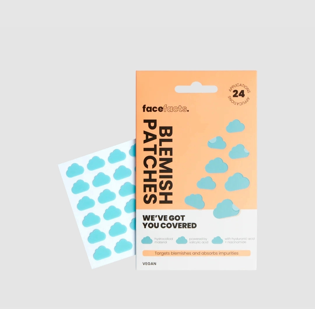 FACE FACTS HYDROCOLLOID BLEMISH PATCHES - CLOUD (24 patches in 1)