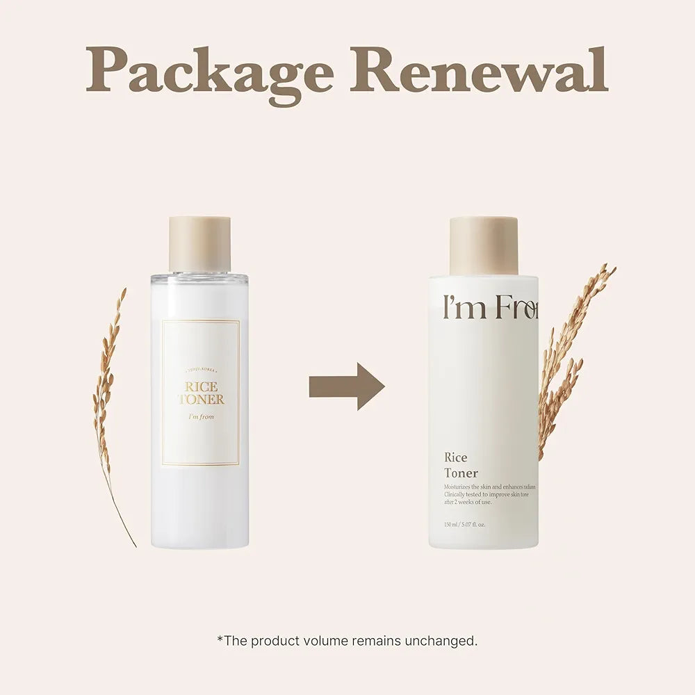 I'M FROM RICE TONER- 150ML (new packaging)