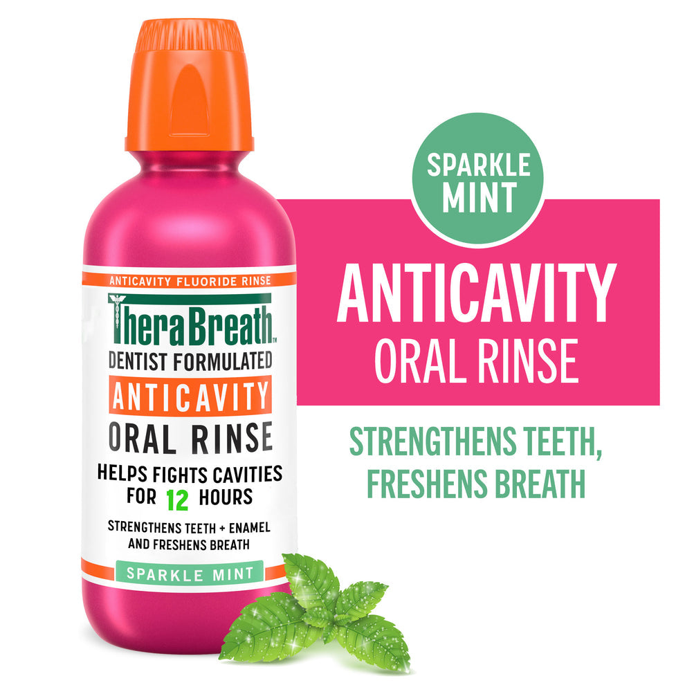 THERABREATH ANTICAVITY ORAL RINSE - SPARKLE MINT