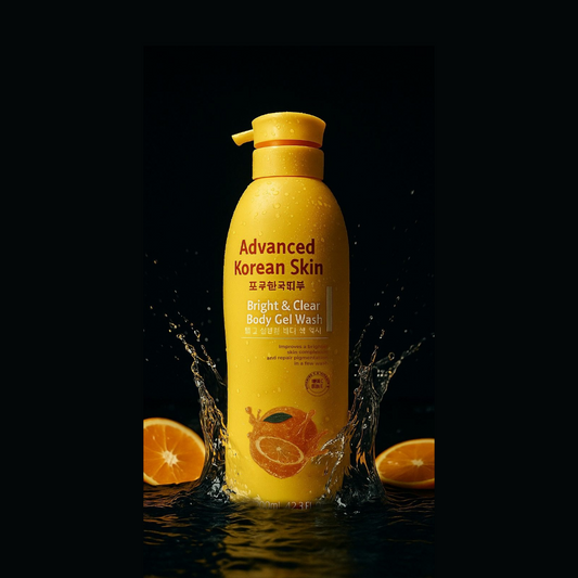 ADVANCED KOREAN SKIN BRIGHT AND CLEAR VIT C & VIT E BODY GEL WASH- 1200ML