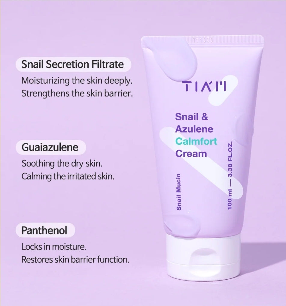 TIAM SNAIL & AZULENE CALMFORT CREAM