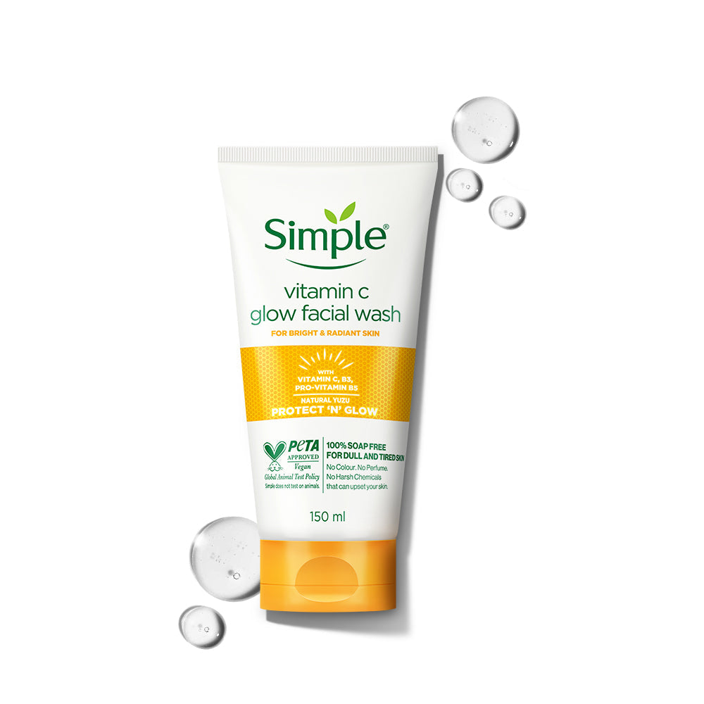 SIMPLE GLOW FACIAL WASH - VITAMIN C- 150ML