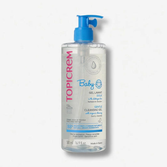 TOPICREM BABY GENTLE CLEANSING GEL with organic chestnut - 500ML