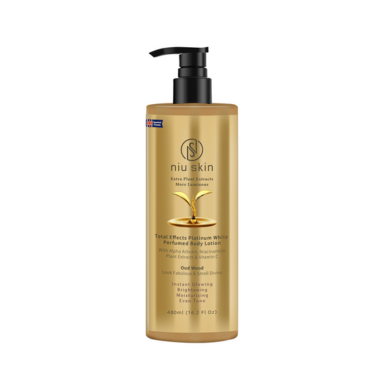 NIU SKIN OUDWOOD BODY LOTION, WITH ALPHA ARBUTIN, NIACINAMIDE & VITAMIN C