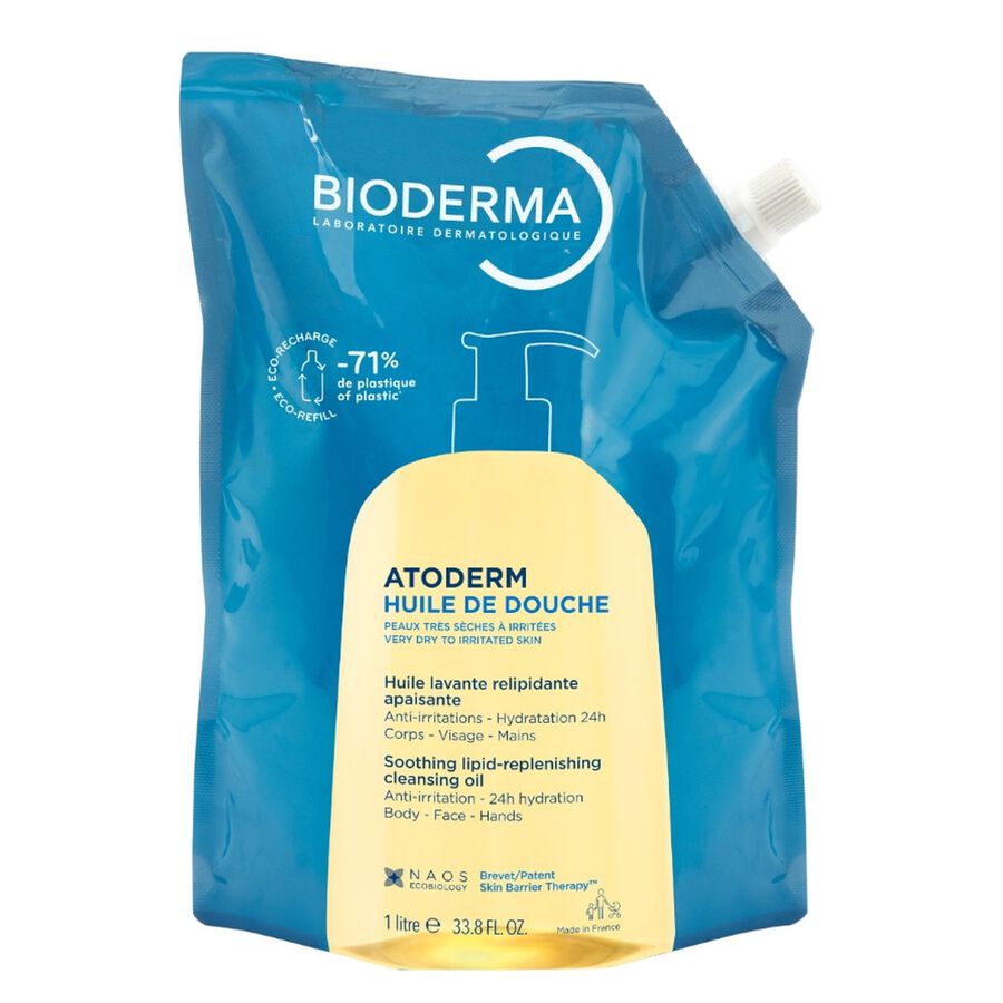 BIODERMA ATODERM SHOWER OIL/BODY WASH- 1Litre