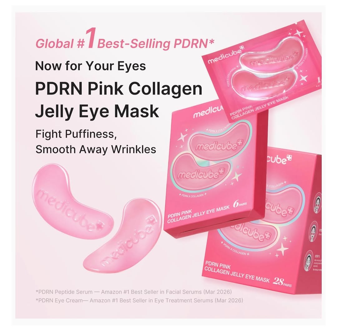 MEDICUBE PDRN PINK COLLAGEN JELLY EYE MASK (1 PAIR)