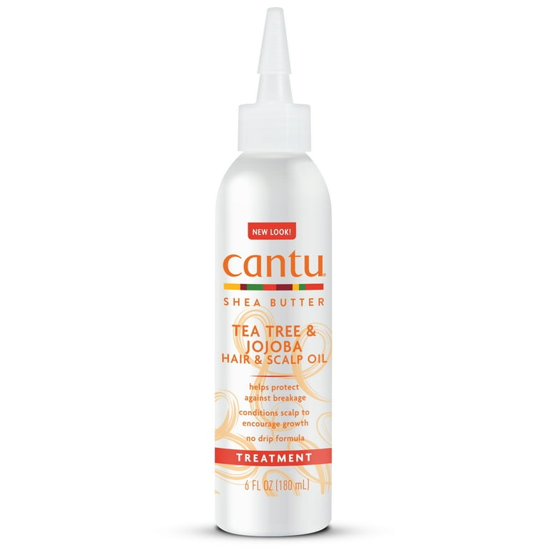 CANTU SHEA BUTTER TEA TREE & JOJOBA HAIR & SCALP OIL- 180g