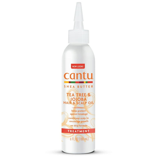 CANTU SHEA BUTTER TEA TREE & JOJOBA HAIR & SCALP OIL- 180g