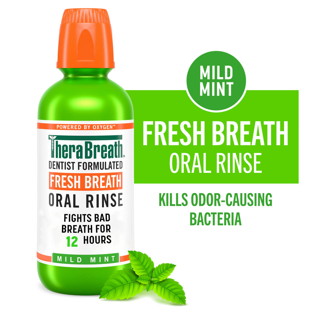 THERABREATH BREATH ORAL RINSE - MILD MINT
