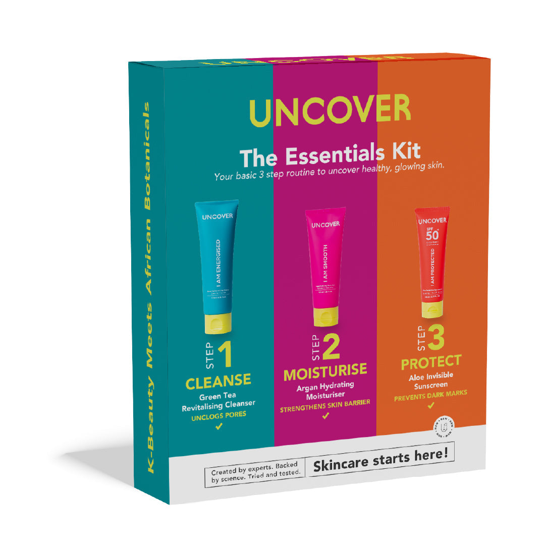 UNCOVER ESSENTIALS SKINCARE KIT