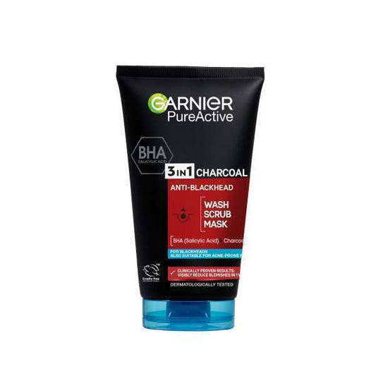 GARNIER PURE ACTIVE 3IN1 CHARCOAL - 150ML
