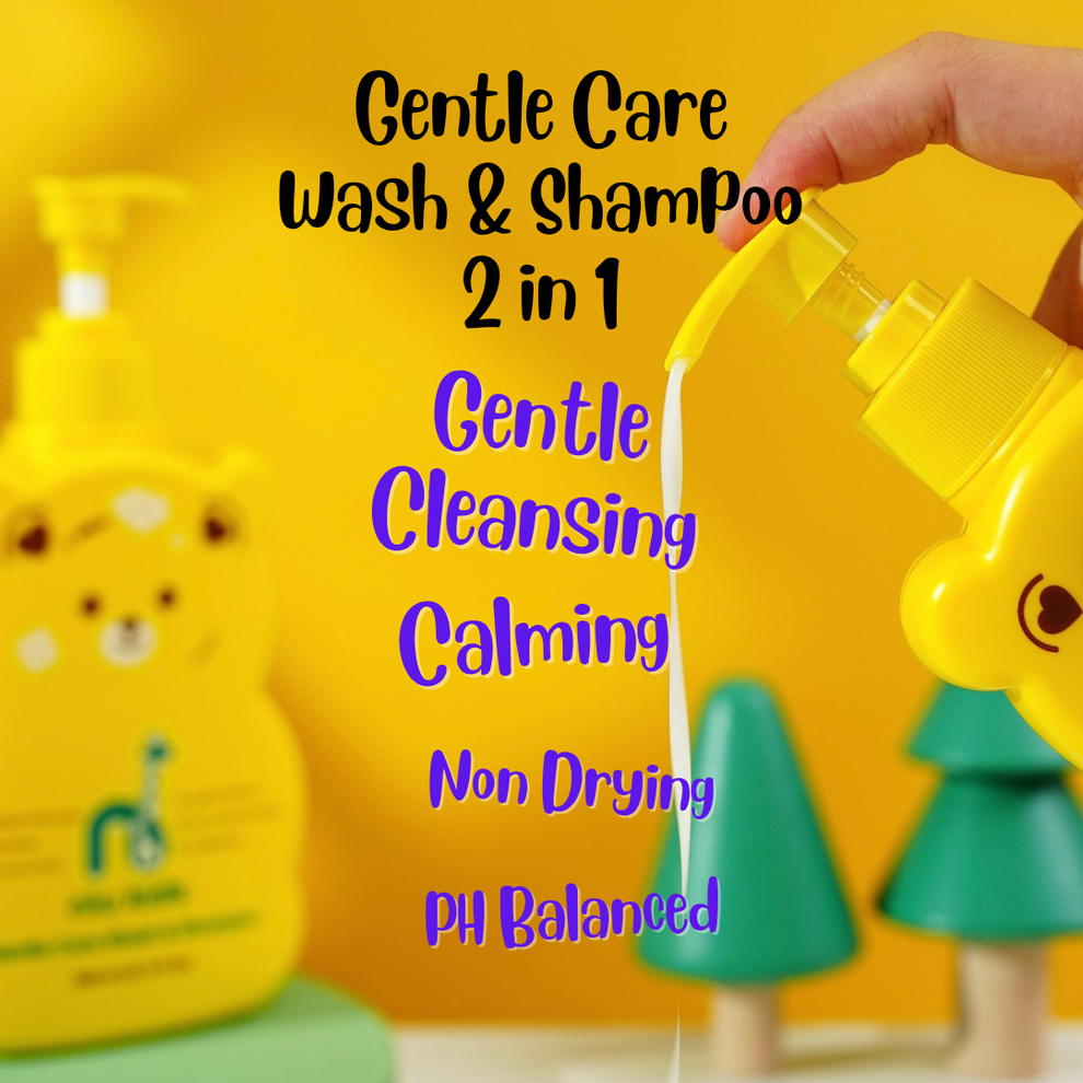 NIU KIDS GENTLE CARE BODY WASH & SHAMPOO TWO IN ONE - 500ML