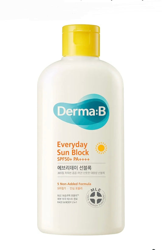 DERMA B EVERYDAY SUNSCREEN SPF50+ - 200ML