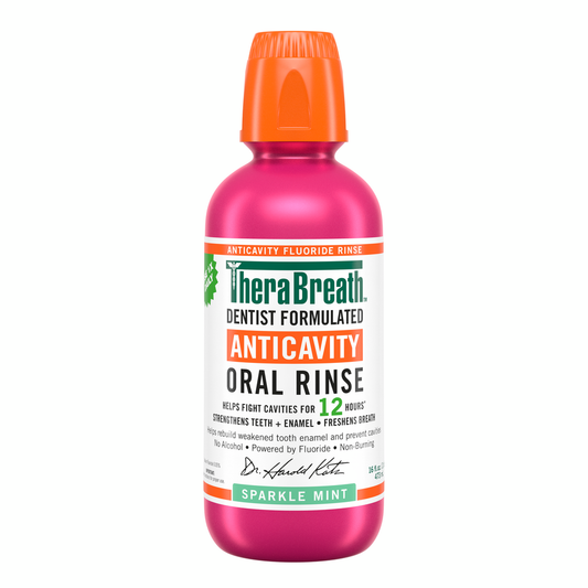 THERABREATH ANTICAVITY ORAL RINSE - SPARKLE MINT