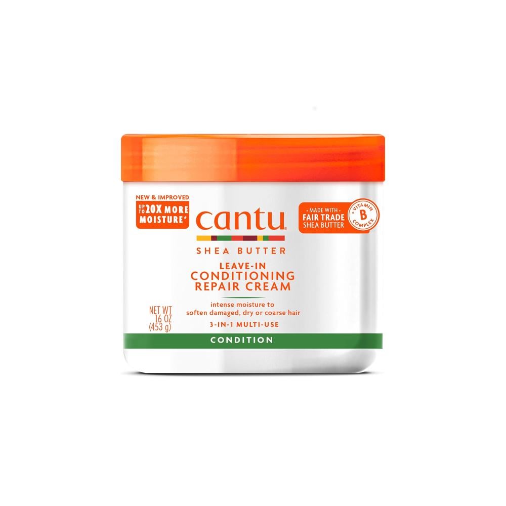 CANTU SHEA BUTTER LEAVE-IN CONDITIONER CONDITIONING REPAIR CREAM - 453g