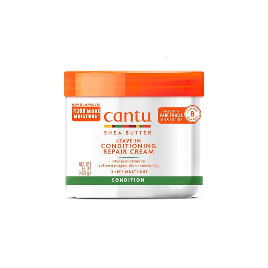 CANTU SHEA BUTTER LEAVE-IN CONDITIONER CONDITIONING REPAIR CREAM - 453g
