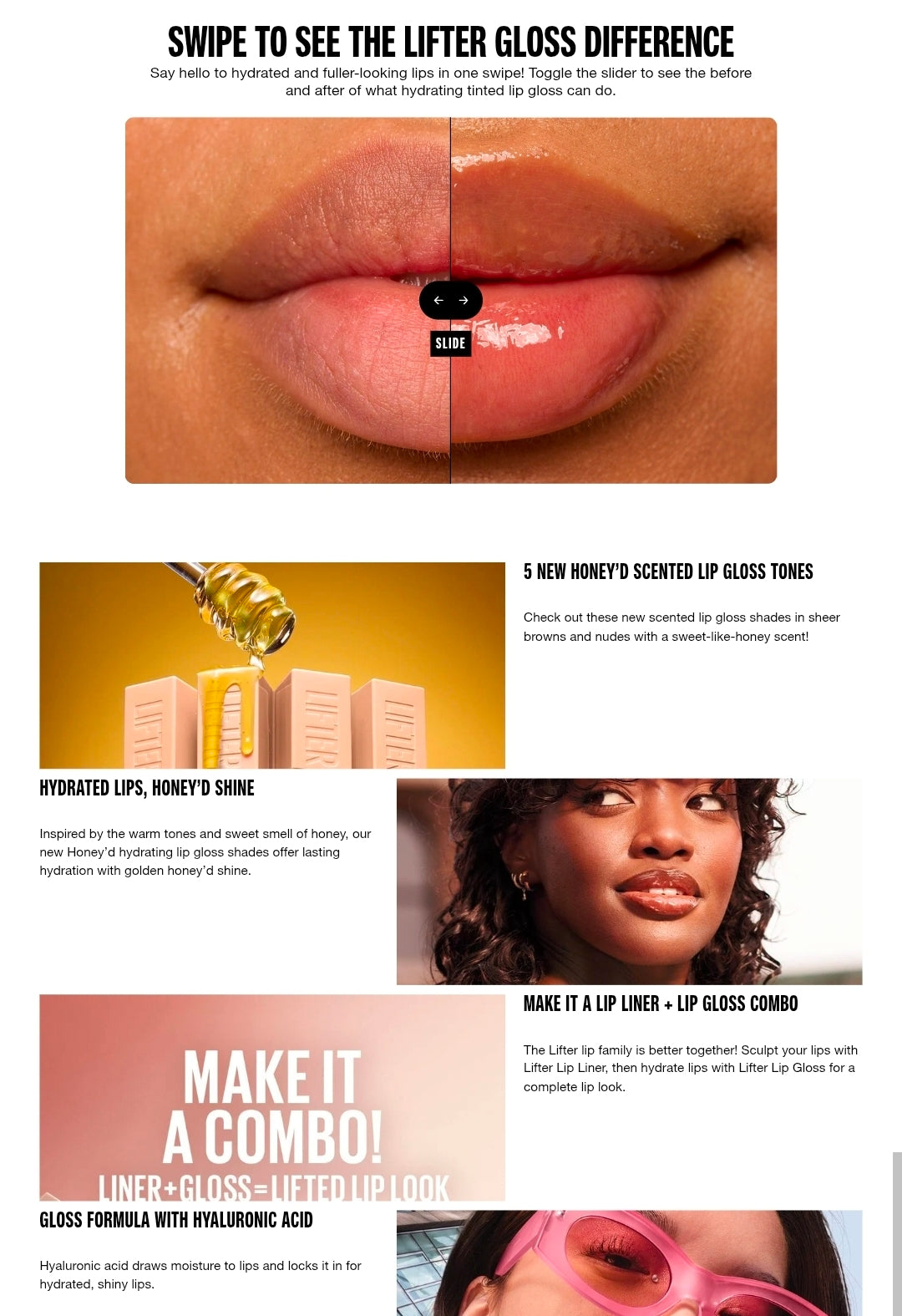 MAYBELLINE LIFTER LIP GLOSS®  WITH HYALURONIC ACID - PETAL