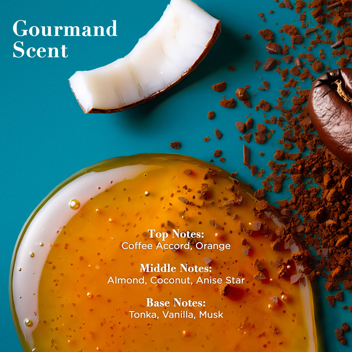 OGX SMOOTHING + COCONUT COFFEE SCRUB & WASH (SULFATE-FREE SURFACTANTS) - 577ML