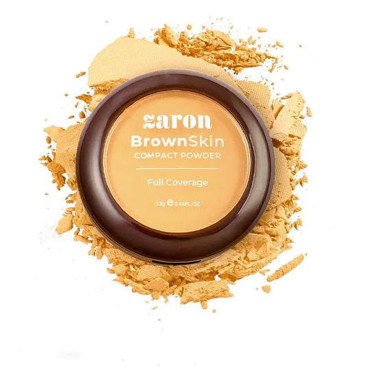 ZARON BROWN SKIN COMPACT POWDER - NOG