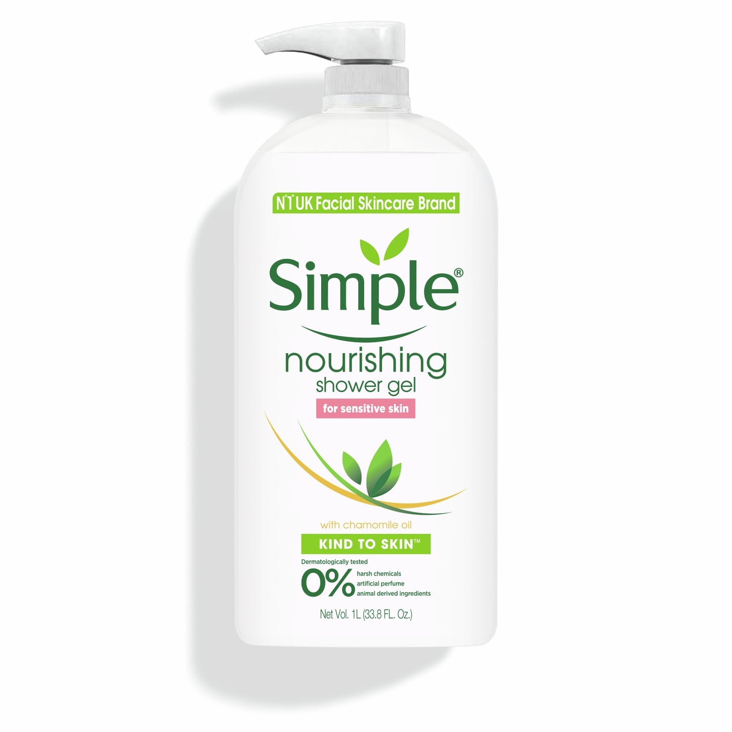 SIMPLE NOURISHING SHOWER GEL- 1 LITRE