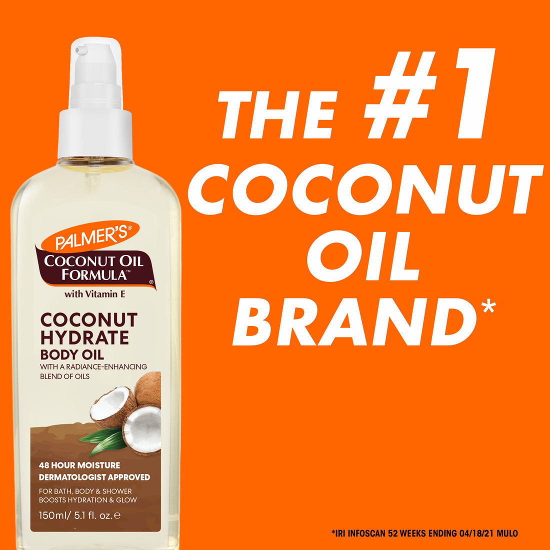 PALMER'S COCONUT OIL FORMULA COCONUT HYDRATE BODY OIL - 150ML
