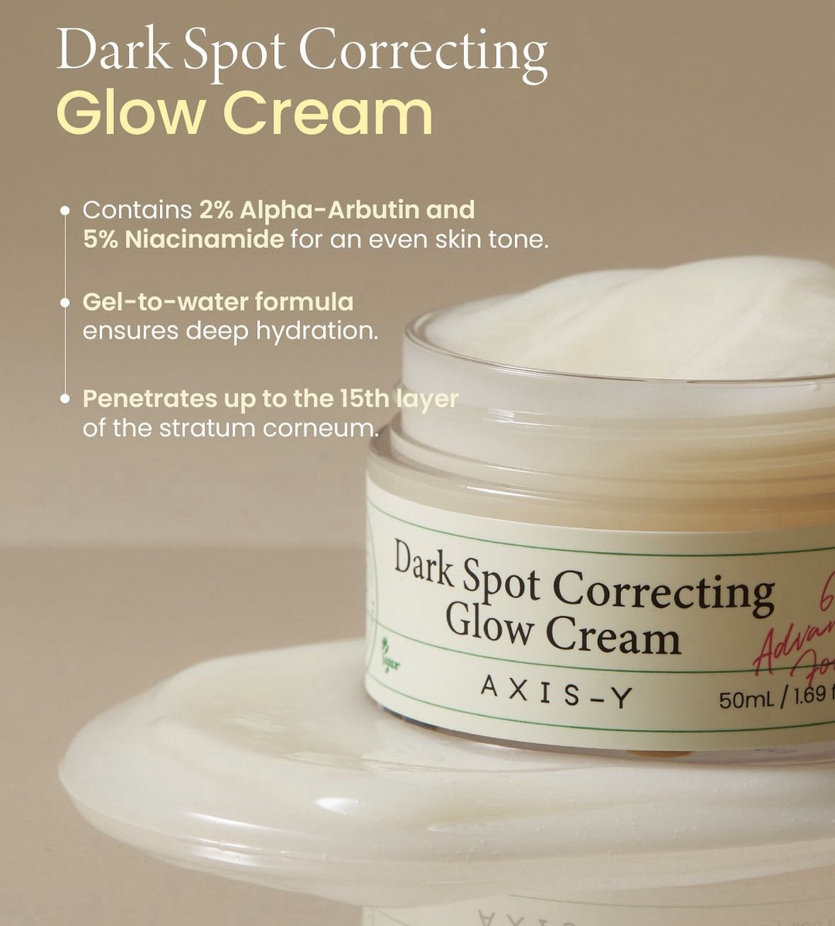 AXIS Y DARK SPOT CORRECTING GLOW CREAM