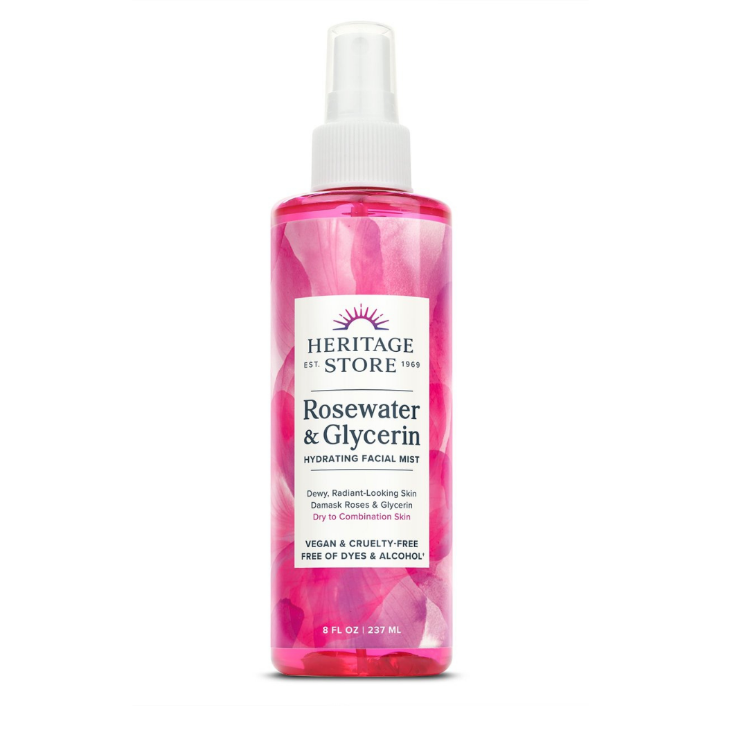 HERITAGE ROSEWATER AND GLYCERIN HYDRATING FACIAL MIST