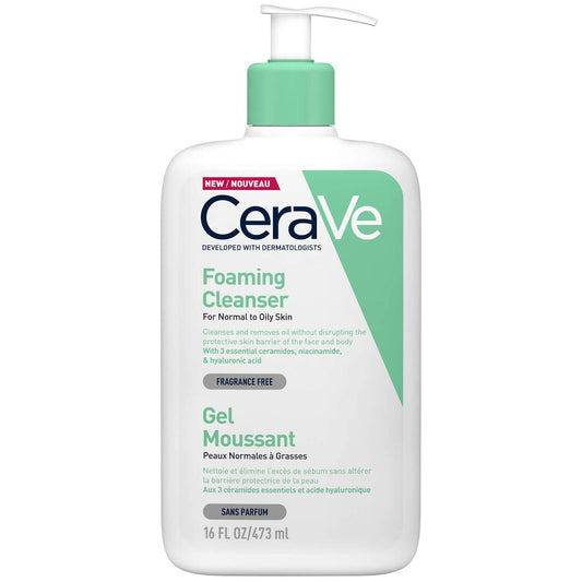 CERAVE FOAMING CLEANSER NORMAL TO OILY SKIN