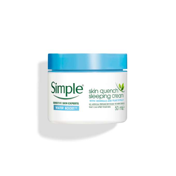 SIMPLE WATER BOOST SKIN QUENCH SLEEPING CREAM