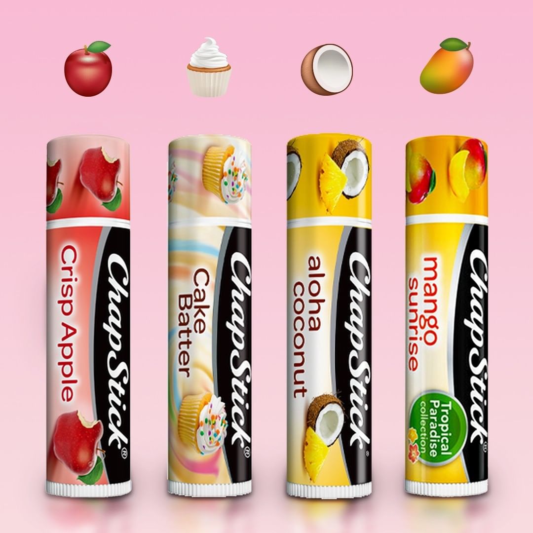 CHAPSTICK SEASONAL FLAVORED LIP BALM TUBES, LIP MOISTURIZER