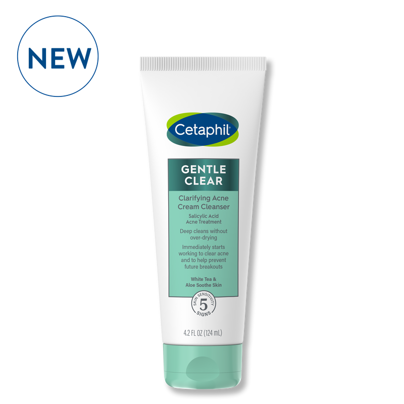 CETAPHIL GENTLE CLEAR CLARIFYING ACNE CREAM CLEANSER