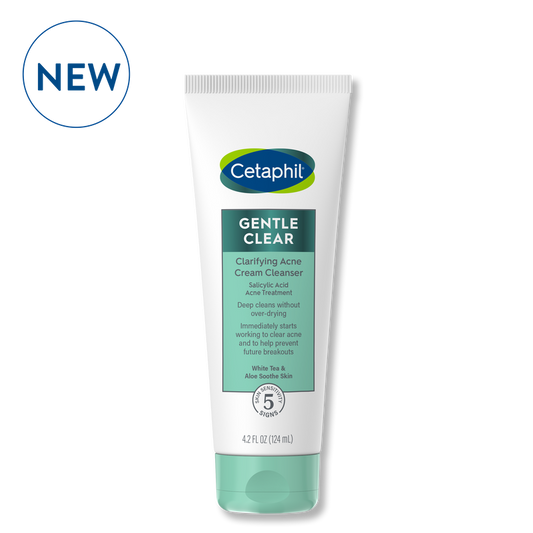 CETAPHIL GENTLE CLEAR CLARIFYING ACNE CREAM CLEANSER